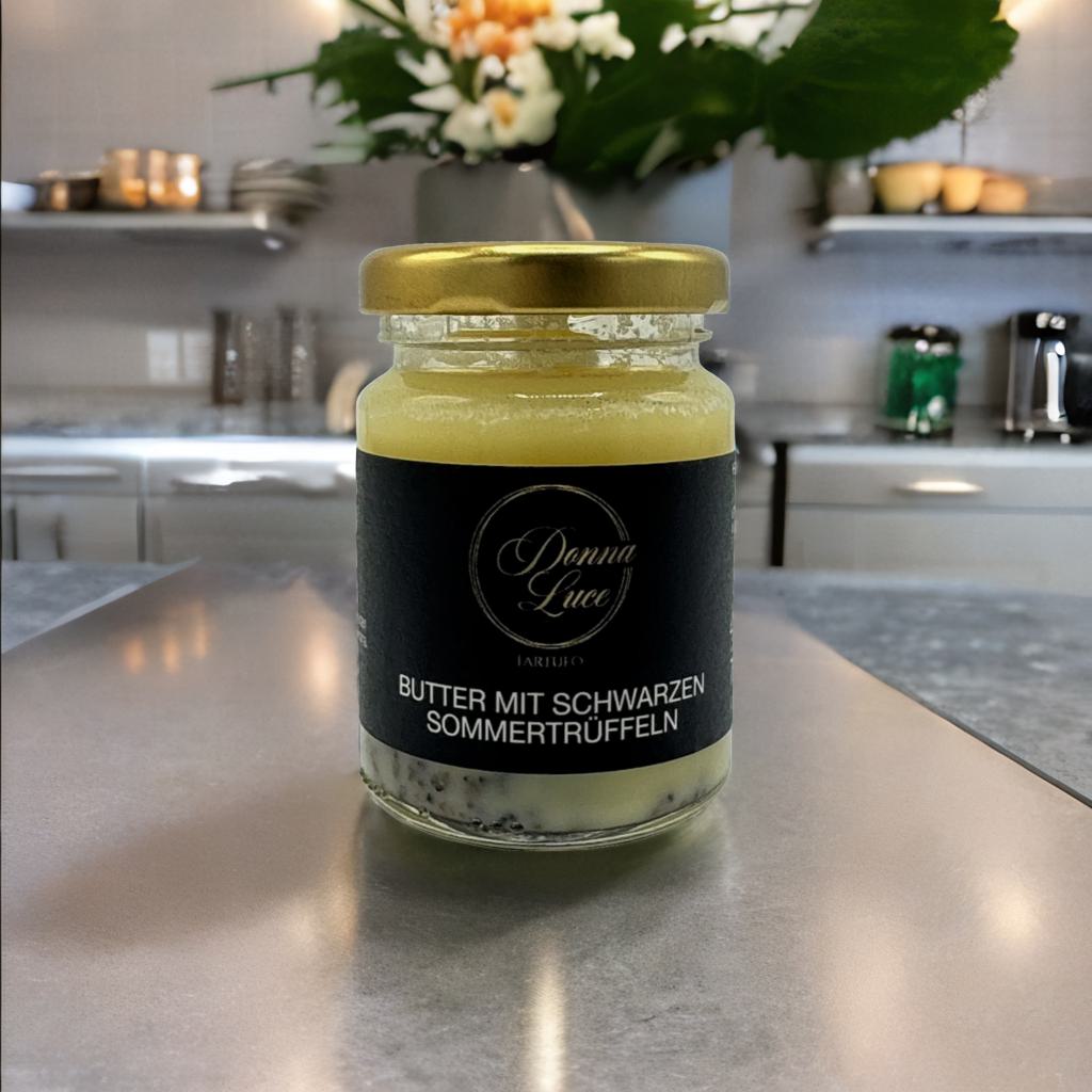 Butter mit schwarzen Sommertrüffeln